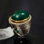 Natural Emerald and Diamond Men Ring
