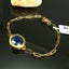 Natural Sapphire Gold Bracelet