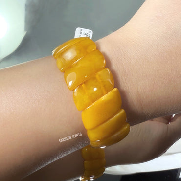 Natural Amber Unisex Bracelet
