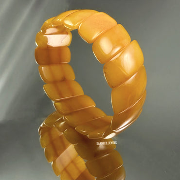 Natural Amber Unisex Bracelet