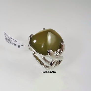 Natural Idocrase Men Ring