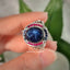 Natural Star Sapphire Men Ring