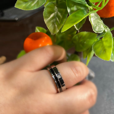 Diamond Steel Ring