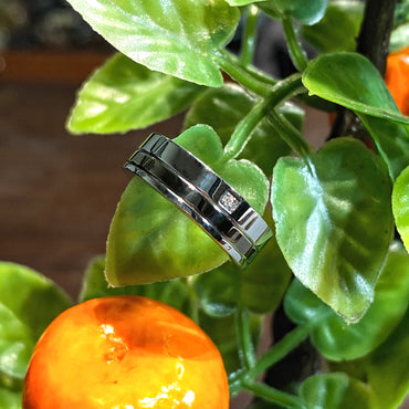 Diamond Steel Ring