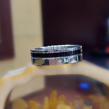 Diamond Steel Ring