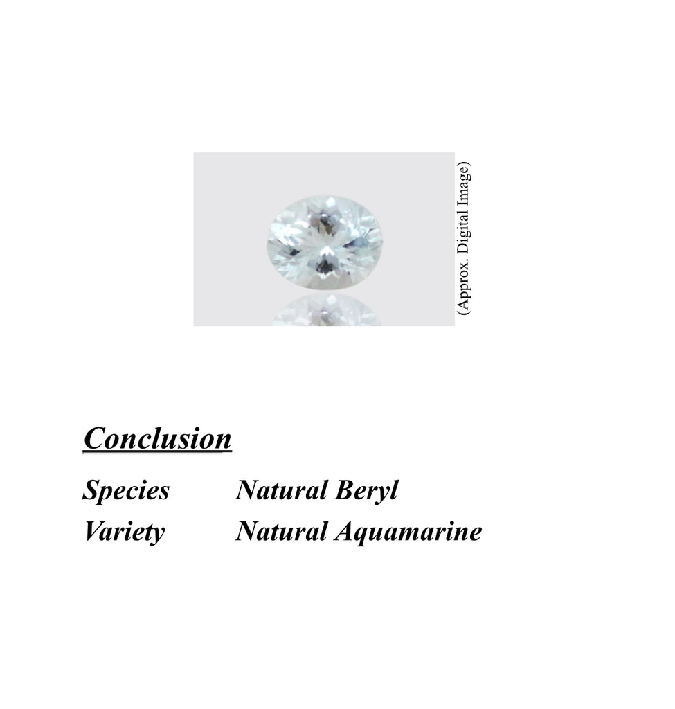 Natural Aquamarine - 2.72 ct.