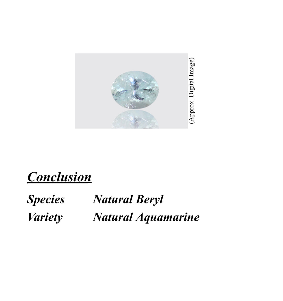 Natural Aquamarine - 2.90 ct.