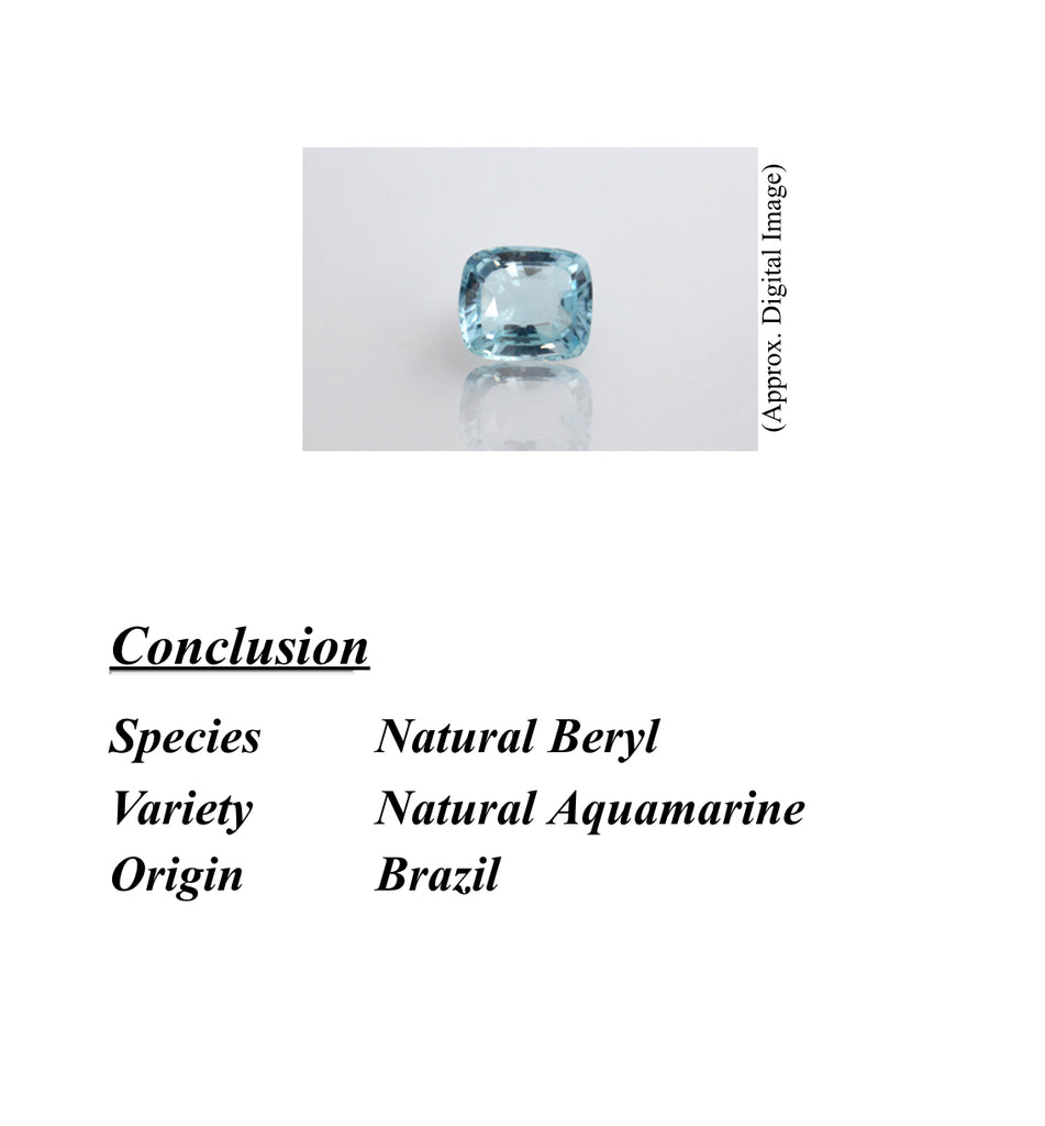 Natural Aquamarine - 7.08 ct.