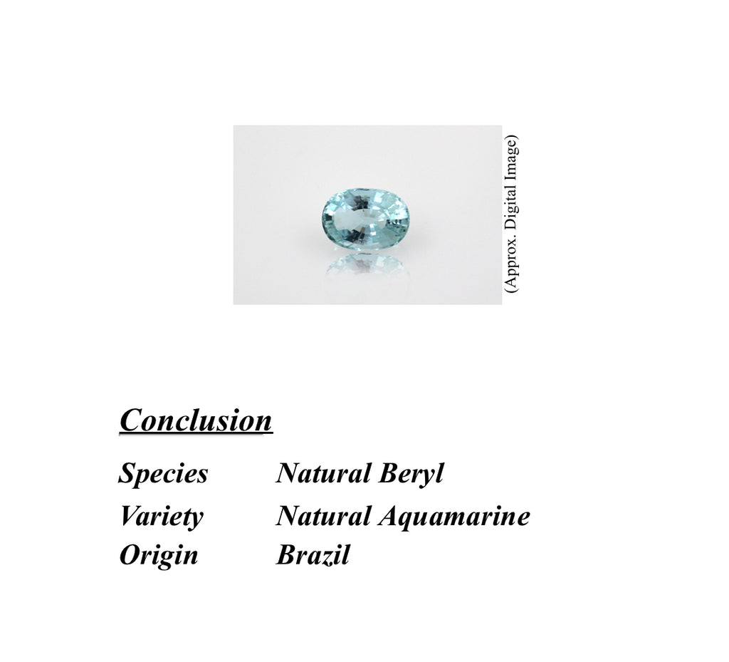 Natural Aquamarine - 11.20 ct.