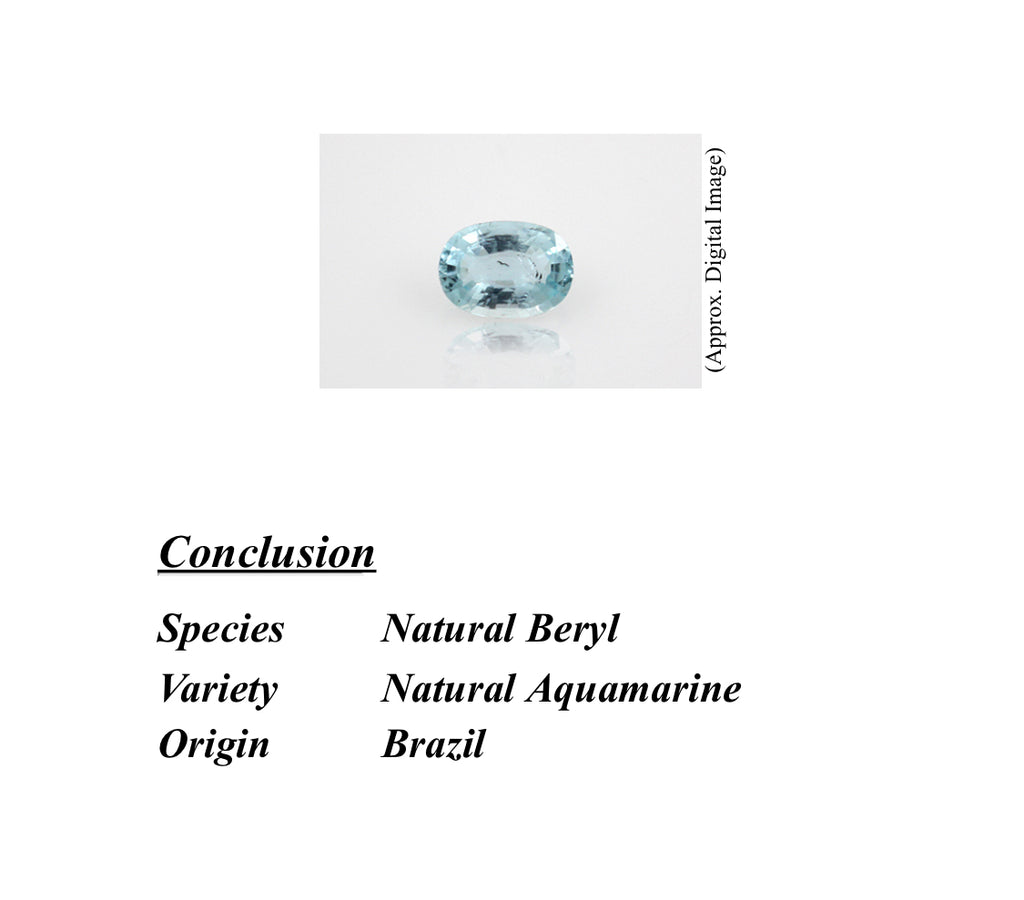 Natural Aquamarine - 5.13 ct.